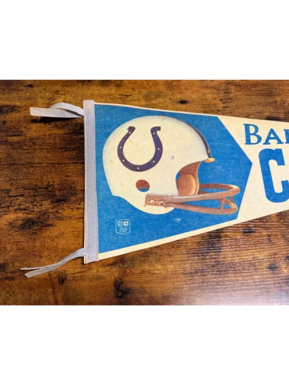 Vintage NFL Baltimore Colts pennant
